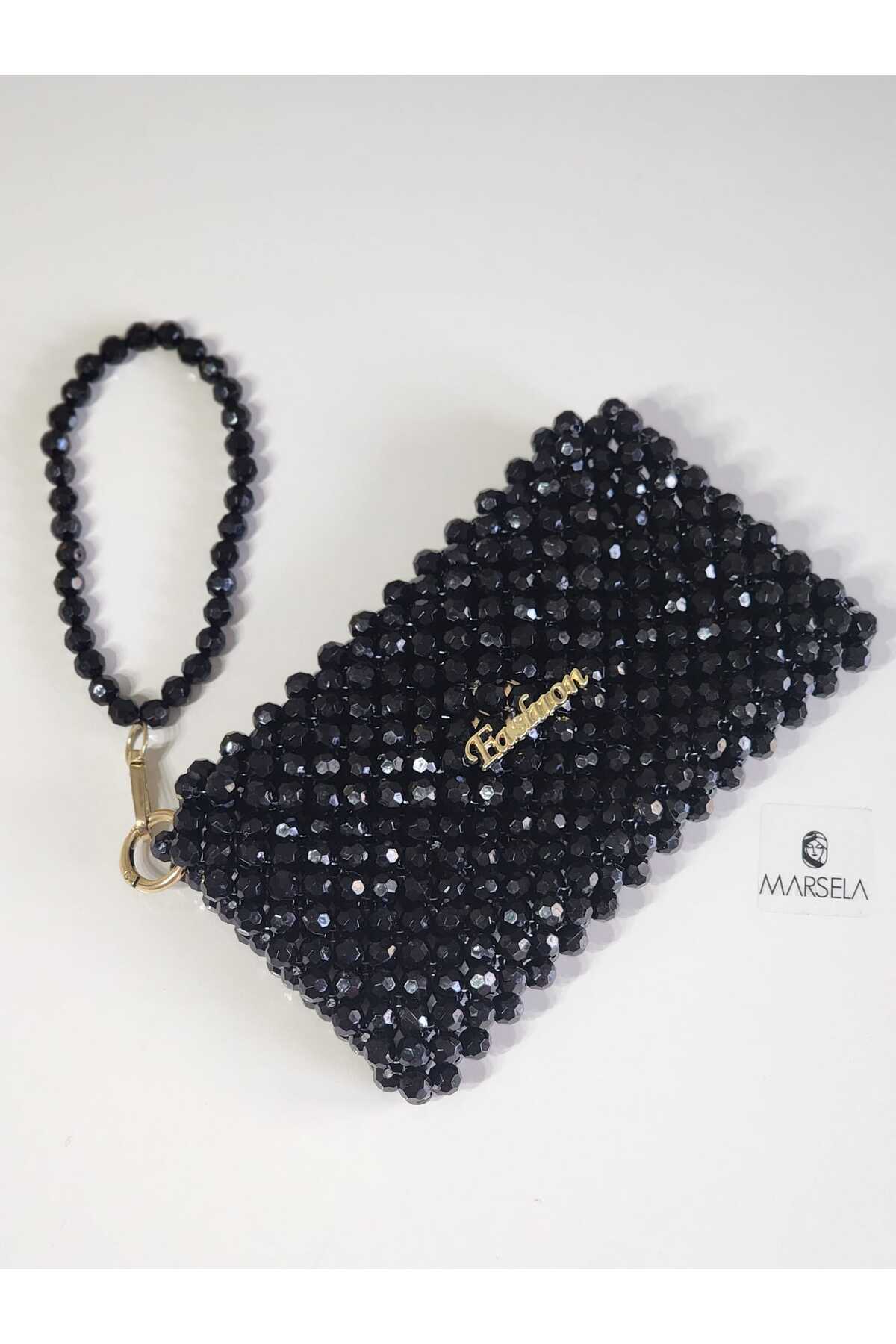 Marsela Boncuk Clutch, Telefon Çantası, Cüzdan